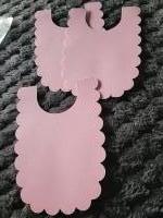 Zelf kaarten maken- 3 x Slab kaarten - roze