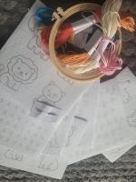 Borduren Personaliset  Dieren & alfabet