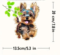 Raamhanger D. p. Hond Yorkshire terri&euml;r