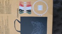 DIY -  tas  borduurset  vlinder