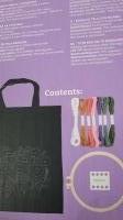DIY -  tas met borduurset  Bloemen