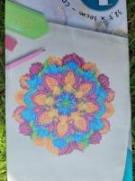 linnen tas - Diamond painting- mandala