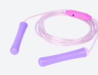 Springtouw met ledlicht- paars