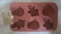 Bakmal cupcakes Herfst eikels bladeren