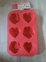 Bakvorm cupcakes Rozen hart sileconen