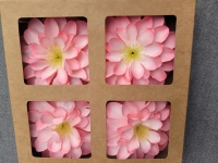 4 x kunstbloemen roze