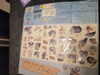 Papieren dieren plaatjes + foamblokjes