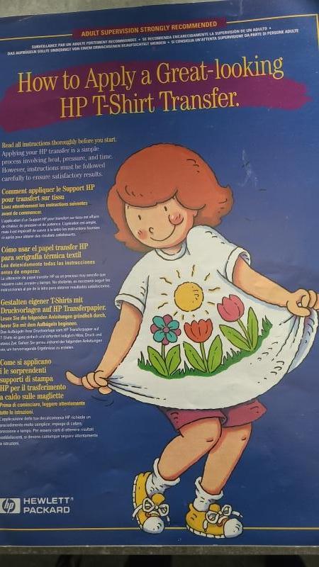 1 vel -Tshirt Transfer papier - A4