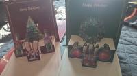 Kerstkaarten 4+ 2 popup rood
