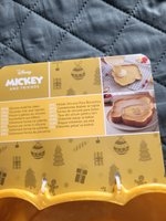 cakevorm bakmal Mickey Mouse met kerstmuts